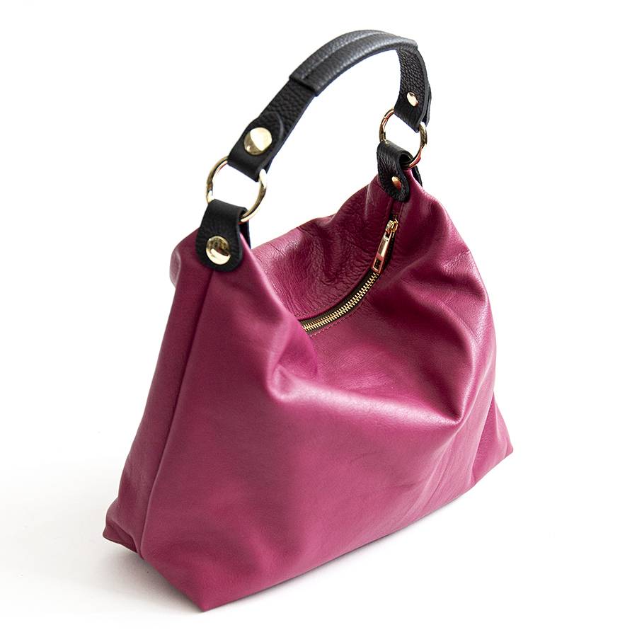 Laura Di Maggio DEMY – Sacca in pelle nappa fuxia Liquidazione