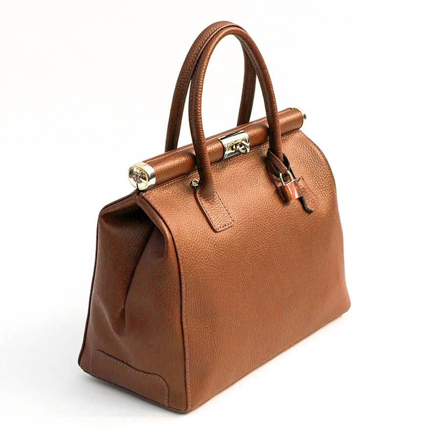Laura Di Maggio DOCTOR – bauletto in pelle dollaro cuoio ACQUISTA ORA