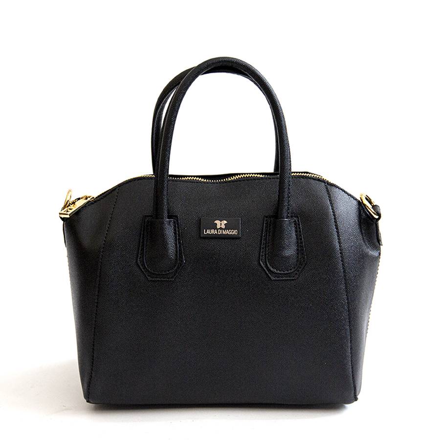 Laura Di Maggio ZAIRA – bauletto in palmellato nero Latest stili