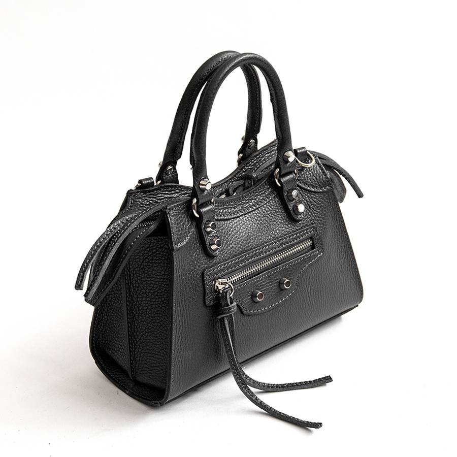 Laura Di Maggio BARCELLONA SMALL – bauletto in pelle nero Fino al 50% di sconto