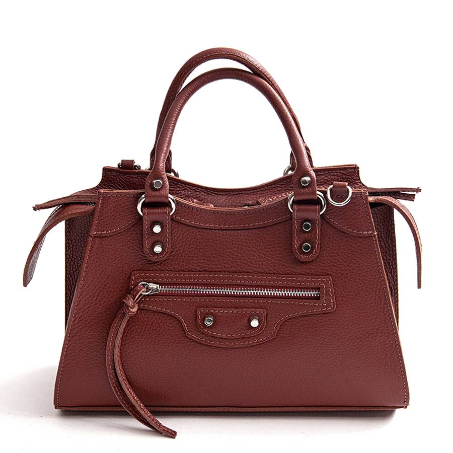 Laura Di Maggio BARCELLONA – bauletto in pelle rubino