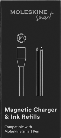 Moleskine Caricabatterie magnetico e refill per Smart PenCompatibili con la Smart Pen Moleskine