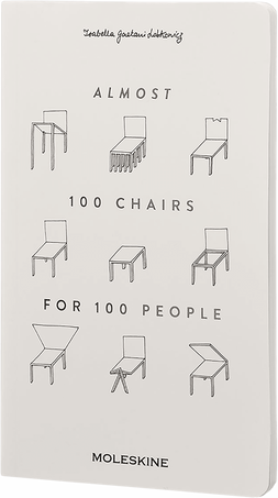 Moleskine Art booksAlmost 100 Chairs for 100 People