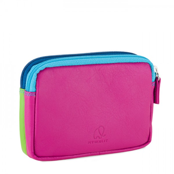 Mywalit Portafoglio/Astuccio in Pelle con doppia Zip Liguria Consegna Veloce