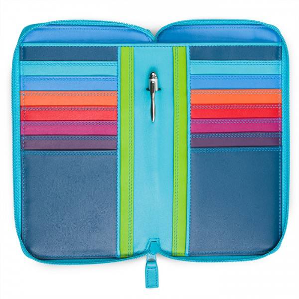 Mywalit Portafoglio multifunzione con zip su tre lati e tracolla Liguria Sottocosto