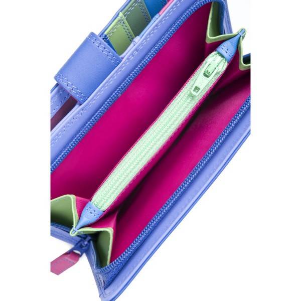 Mywalit Portafoglio con bottone a pressione grande Viola Nuova