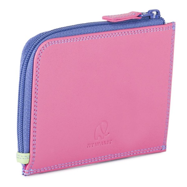 Mywalit Portamonete/Portacarte con zip Viola Nuovo