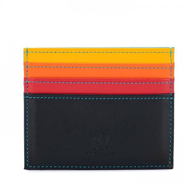 Mywalit Porta carte di credito con doppia funzione Black Pace
