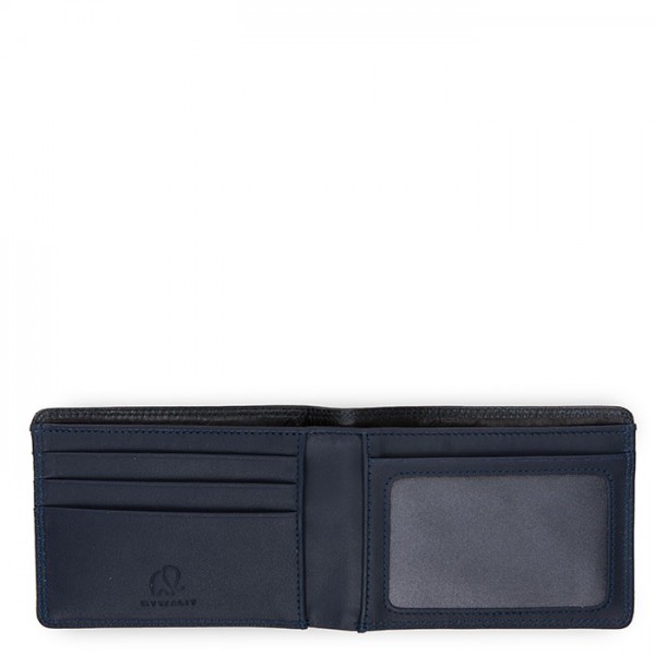 Mywalit Portafoglio jeans da uomo con tecnologia RFID Nero-Blu Promozione