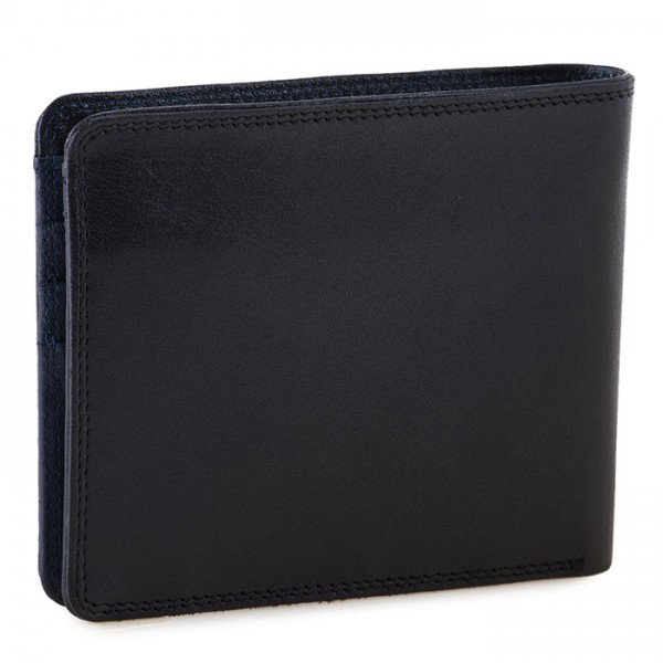 Mywalit Portafoglio da uomo con portamonete e tecnologia RFID Nero-Blu Acquista Ora