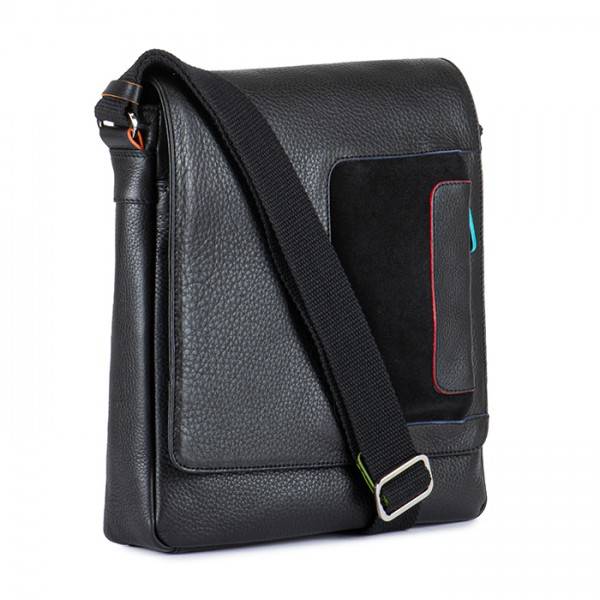 Mywalit Borsa a tracolla Havana con risvolto Black Pace Shopping Online