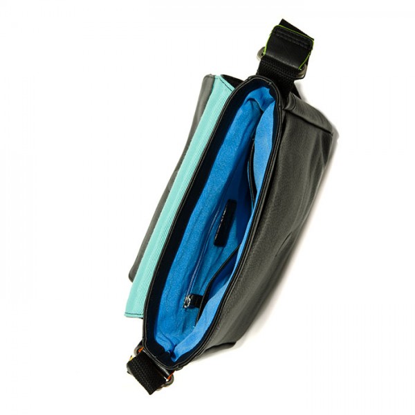 Mywalit Borsa a tracolla Havana con risvolto Black Pace Shopping Online