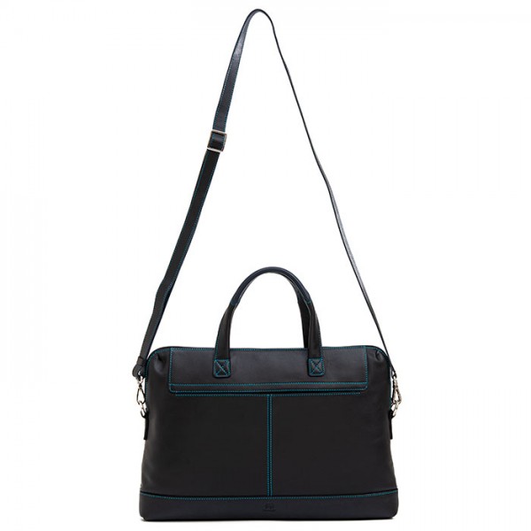 Mywalit Borsa sottile da Lavoro in pelle Black Pace Novità