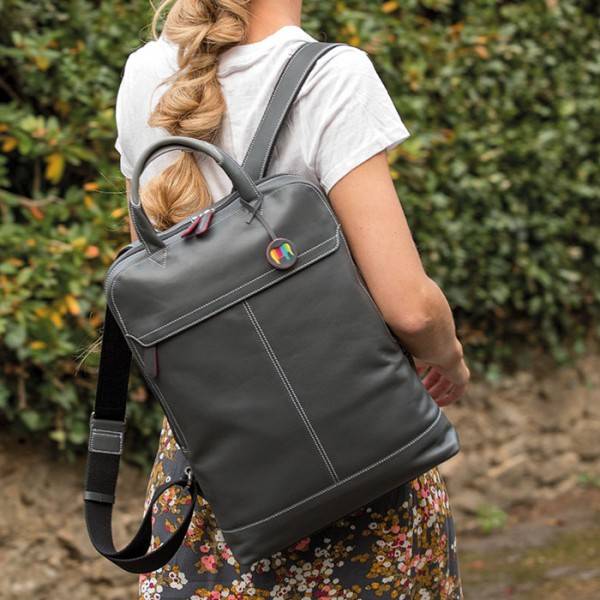 Mywalit Zaino da Lavoro in pelle Black Pace Vendita Economica
