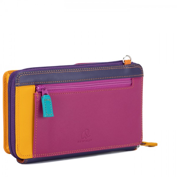 Mywalit Portafoglio multifunzione con zip su tre lati e tracolla Copacabana Vendite Flash