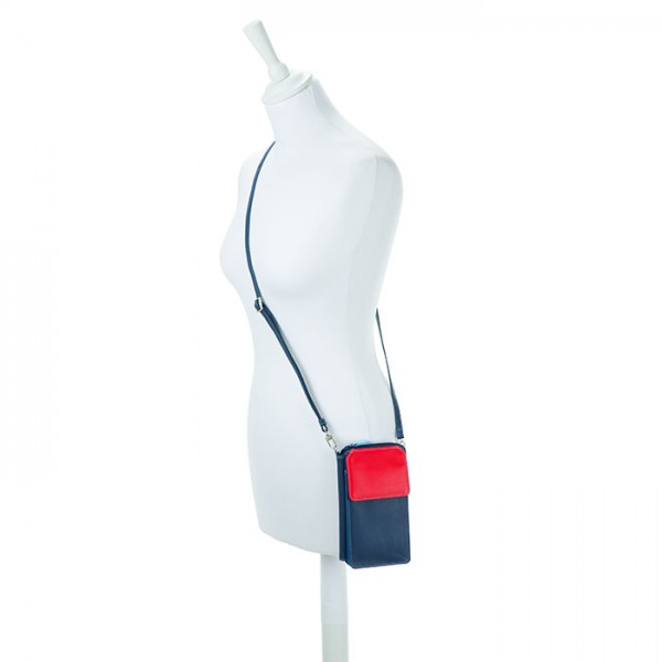 Mywalit Portafoglio multifunzione con zip su tre lati e tracolla Royal In Saldo