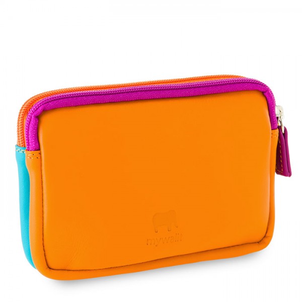 Mywalit Portafoglio/Astuccio in Pelle con doppia Zip Copacabana In Linea