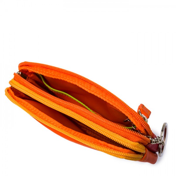 Mywalit Portafoglio/Astuccio in Pelle con doppia Zip Jamaica Nuovo