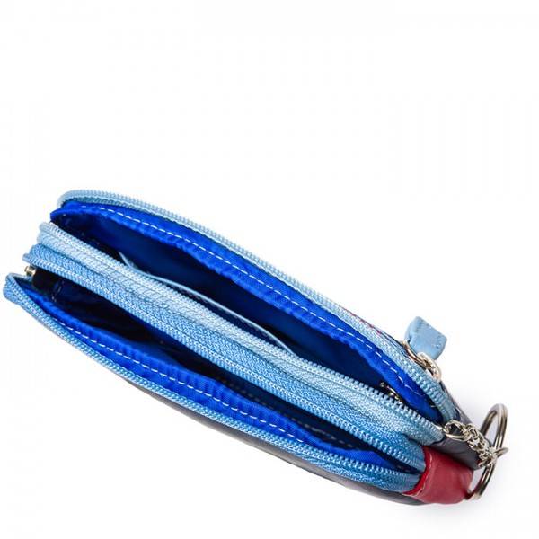 Mywalit Portafoglio/Astuccio in Pelle con doppia Zip Royal Qualità