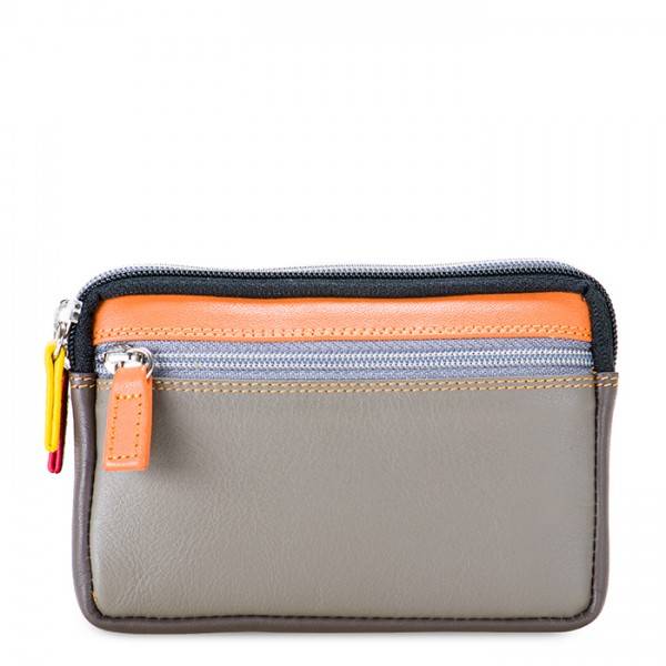Mywalit Portafoglio/Astuccio in Pelle con doppia Zip Fumo Promozione