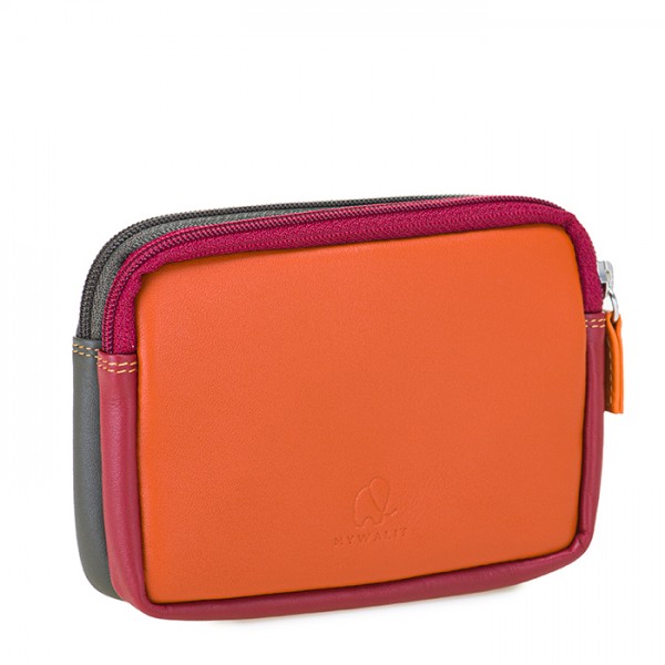 Mywalit Portafoglio/Astuccio in Pelle con doppia Zip Lucca Spedizione Gratuita