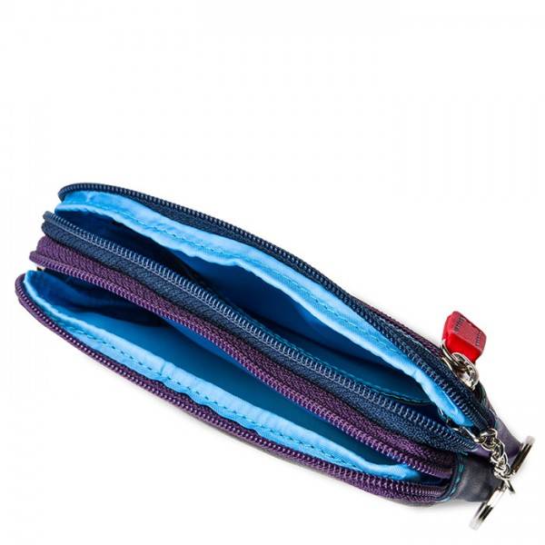 Mywalit Portafoglio/Astuccio in Pelle con doppia Zip Black Pace Qualità Garantita