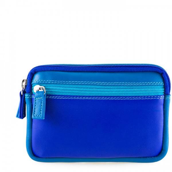 Mywalit Portafoglio/Astuccio in Pelle con doppia Zip Seascape