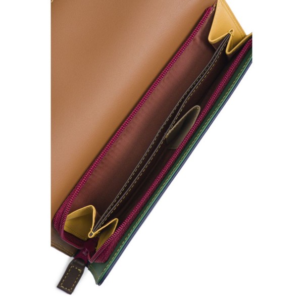 Mywalit Portafoglio a tre ante con zip Bosco Saldi