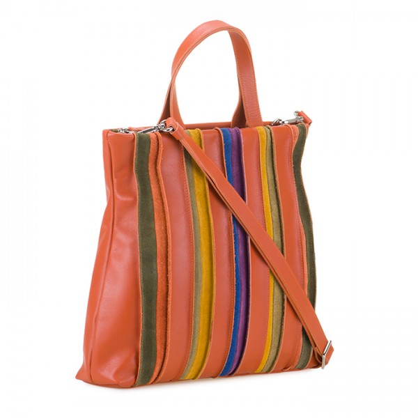 Mywalit Borsa Shopper Laguna in pelle e camoscio Lucca Saldi Di Fabbrica