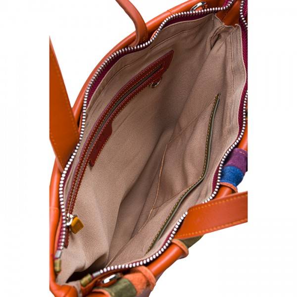 Mywalit Borsa Shopper Laguna in pelle e camoscio Lucca Saldi Di Fabbrica