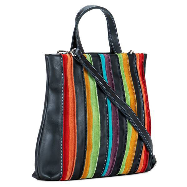 Mywalit Borsa Shopper Laguna in pelle e camoscio Nero I Più Venduti