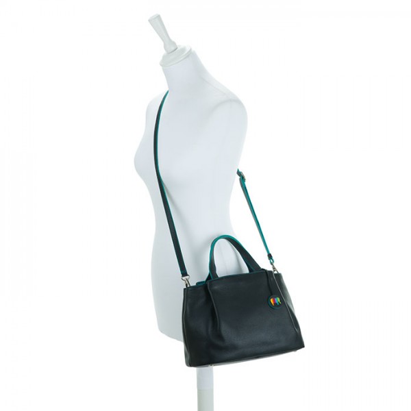 Mywalit Borsa con manici Verona media Black Pace 2025