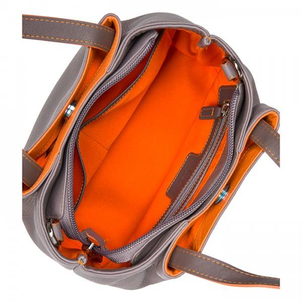 Mywalit Borsa con manici Verona piccola Fumo Spedizione Gratuita