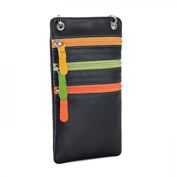 Mywalit Organiser con tripla zip da collo Black Pace Negozi Online