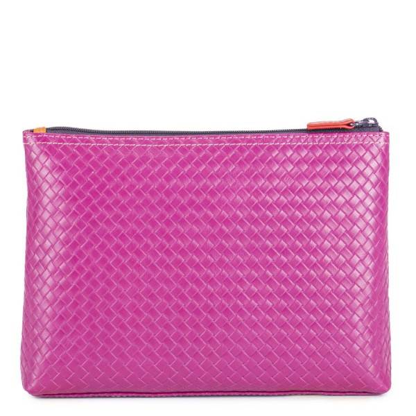 Mywalit Make-Up Case Grande Linea Embossed Nappa Sangria Multi In Linea