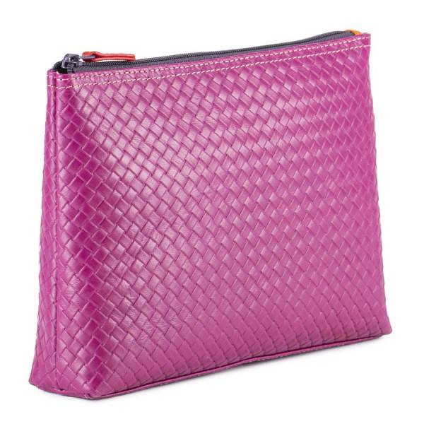 Mywalit Make-Up Case Grande Linea Embossed Nappa Sangria Multi In Linea
