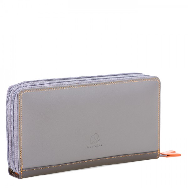 Mywalit Portafoglio con doppia zip grande Fumo Sottocosto