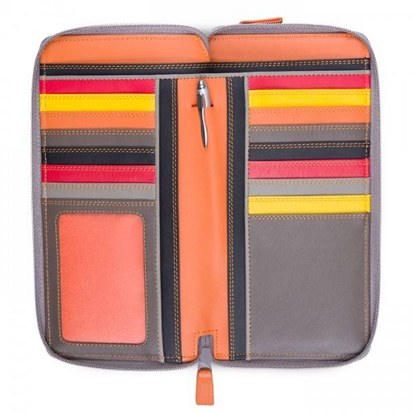 Mywalit Portafoglio con doppia zip grande Fumo Sottocosto