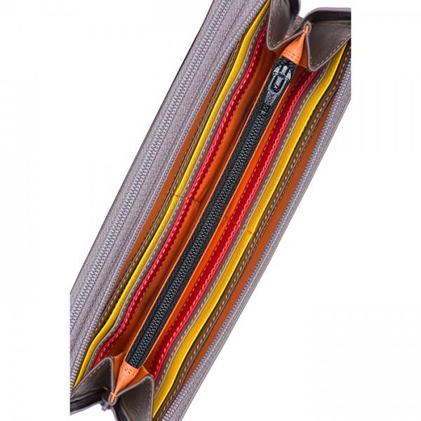 Mywalit Portafoglio con doppia zip grande Fumo Sottocosto