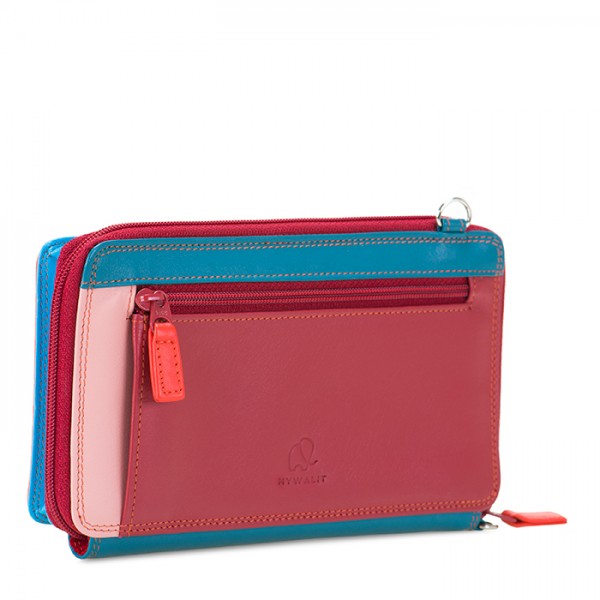 Mywalit Portafoglio multifunzione con zip su tre lati e tracolla Vesuvio Sconto