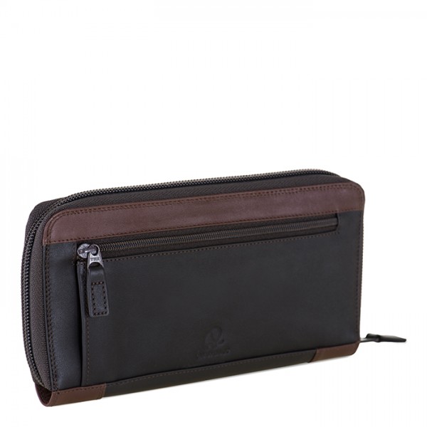 Mywalit Portafoglio con zip grande Cacao In Saldo