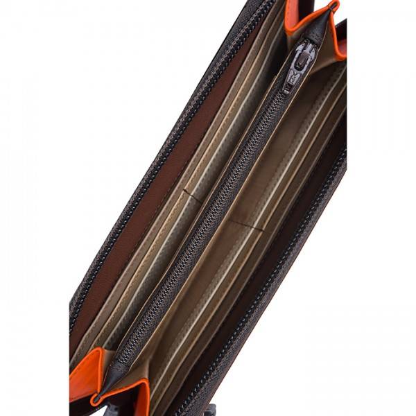 Mywalit Portafoglio con zip grande Cacao In Saldo