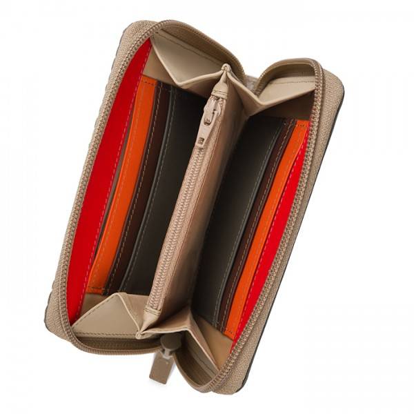 Mywalit Portafoglio con zip Collezione Elefante Mink Nuova
