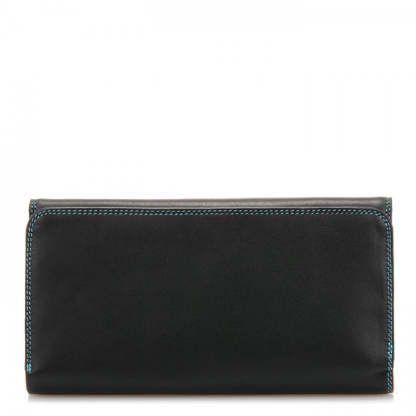 Mywalit Portafoglio a tre ante con zip Black Pace Economico