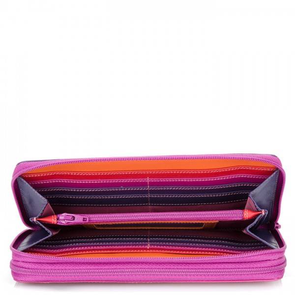 Mywalit Portafoglio con doppia zip grande Sangria Multi Presa