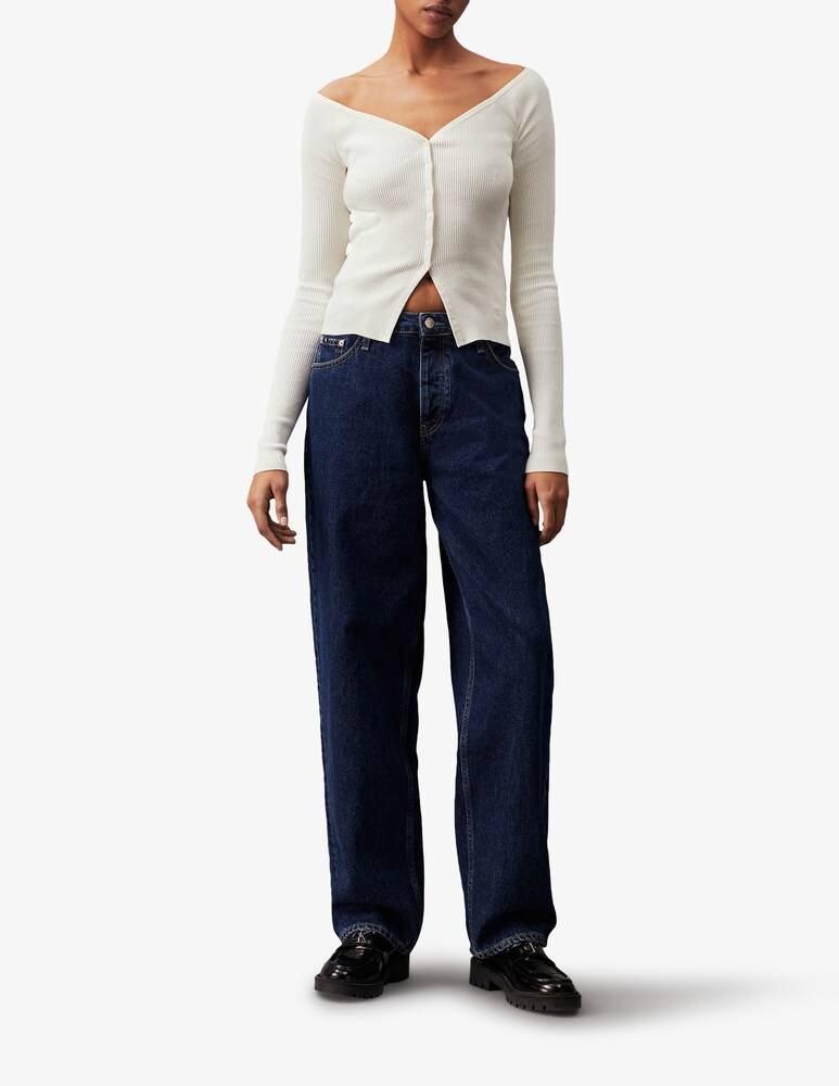 Calvin Klein Jeans Cardigan in misto cotone Novità