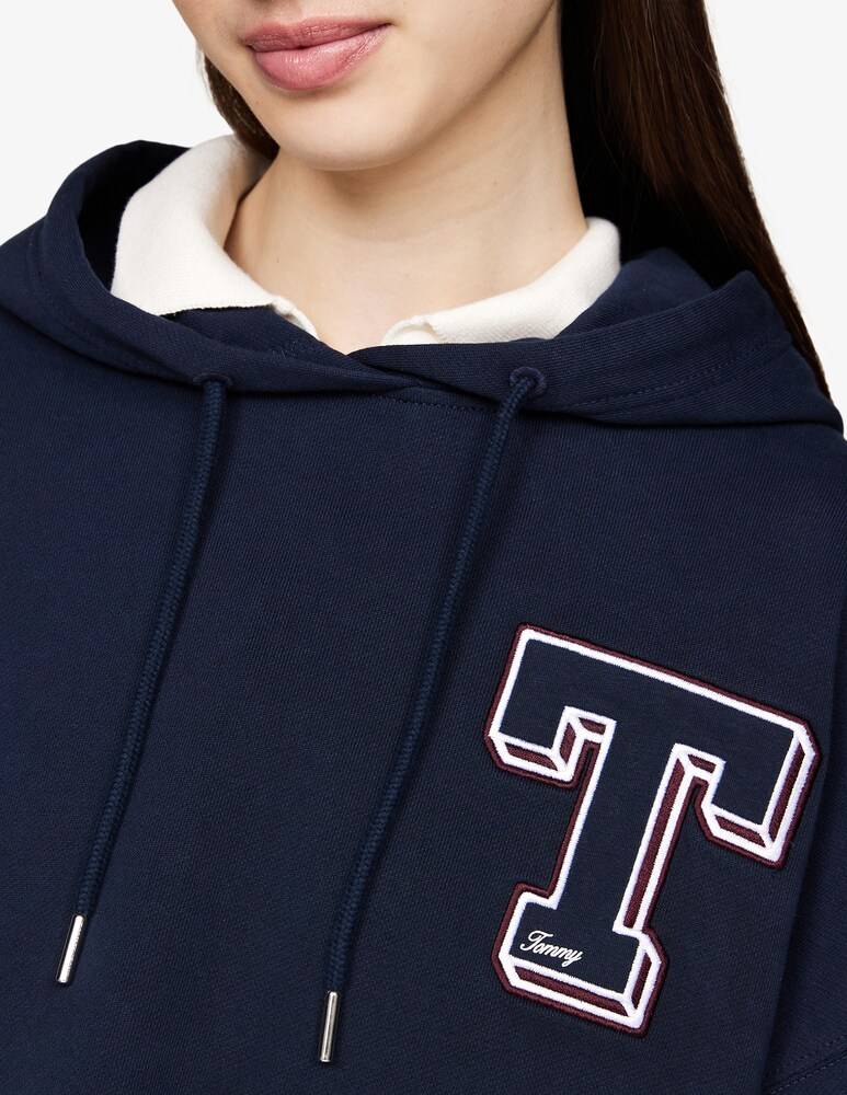 Tommy Jeans Felpa con cappuccio in cotone Sconto