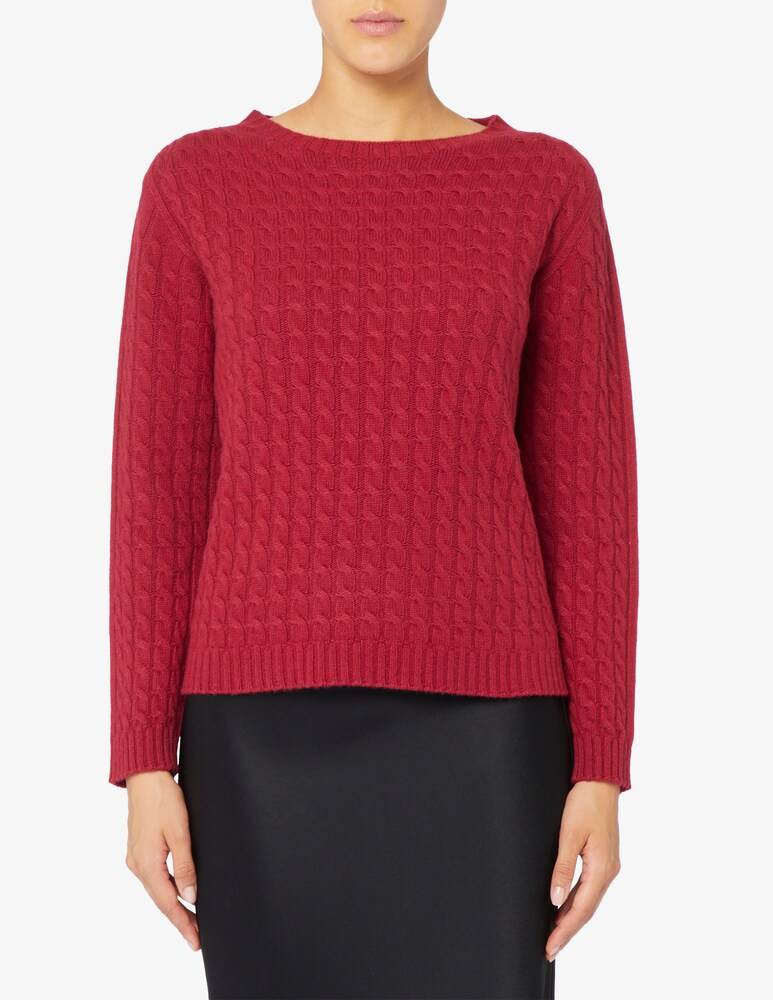 Elizabeth Ascot Maglione scollo a barca con treccia