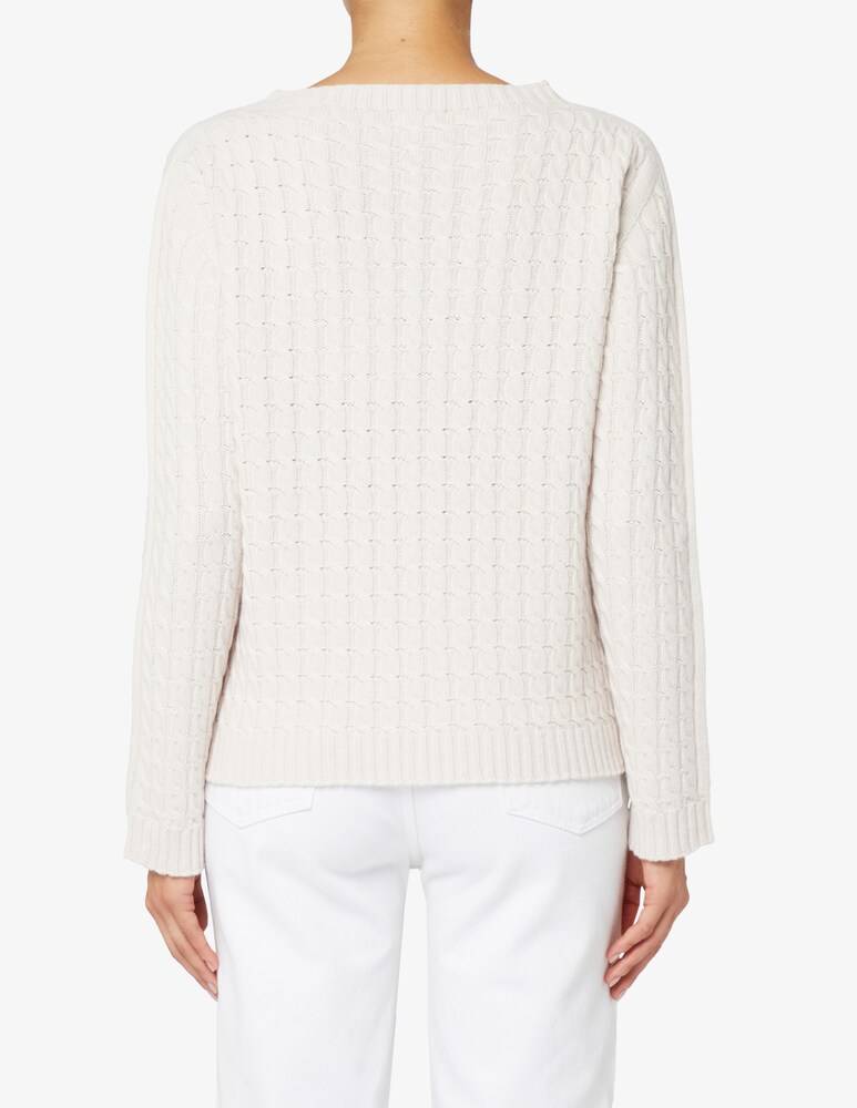 Elizabeth Ascot Maglione scollo a barca con treccia Saldi