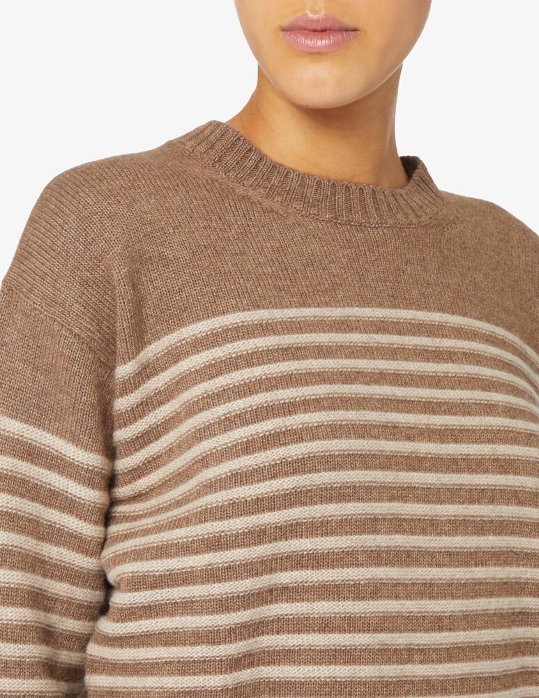 Rinascente Collection Maglione girocollo a riga boxy In Linea
